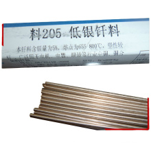 L205 3 mm cuivre 5% Brazing BCU89PAG 5AG Souleuse de soudage pour la réfrigération